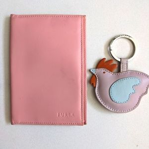 Furla passport holder and keys holder